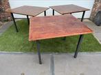 10 x Horeca Terras tafel 100x90x74 Cm, ook 90 x 90 te zagen., Gebruikt, 50 tot 100 cm, 50 tot 75 cm, Horeca Café Kantine Kroeg Feestzaal