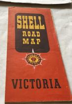 Landkaart 1955 Shell road map Victoria, Ophalen of Verzenden, Zo goed als nieuw, 1800 tot 2000, Landkaart