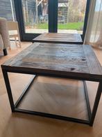 2 salontafel van Lifestyle, Ophalen, Gebruikt, 50 tot 100 cm, Vierkant