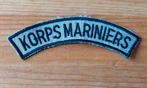 Naamlint Korps Mariniers ongedragen, Verzamelen, Militaria | Algemeen, Ophalen of Verzenden, Marine, Nederland, Embleem of Badge