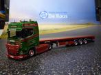 Tekno Scania Next Gen Jan Mues met flatbed en certificaat, Ophalen of Verzenden, Nieuw, Bus of Vrachtwagen, Tekno