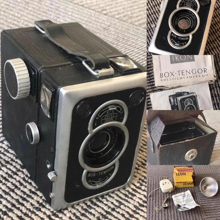 Vintage Zeiss Ikon Box-Camera, Audio, Tv en Foto, Fotocamera's Analoog, Gebruikt, Compact, Overige Merken, Ophalen of Verzenden