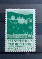 Sluitzegel 1912 Nijmegen tent. Oud Heidelberg, Postzegels en Munten, Postzegels | Nederland, Verzenden, T/m 1940, Gestempeld
