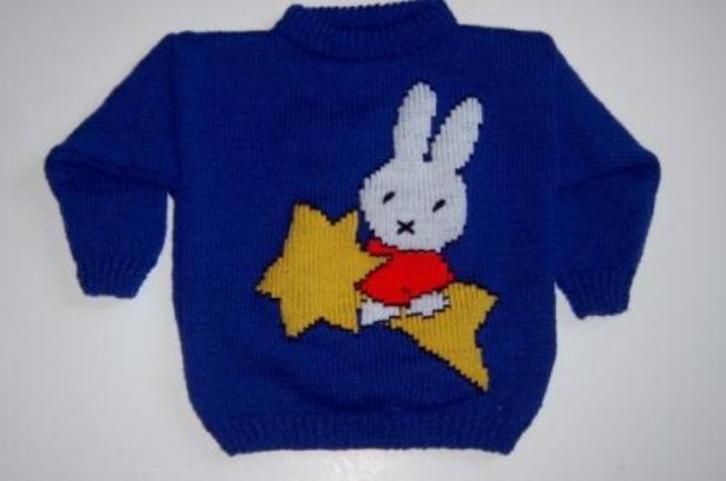 Nijntje op de ster trui breipatroon, Hobby en Vrije tijd, Breien en Haken, Zo goed als nieuw, Breien, Patroon of Boek, Ophalen of Verzenden