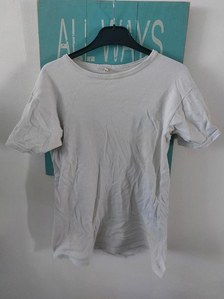 Vintage 90s KL Dutch Military Shirt, Kleding | Heren, T-shirts, Gedragen, Maat 48/50 (M), Wit, Ophalen of Verzenden