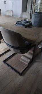 Zes mooie eetkamerstoelen, Ophalen, Gebruikt, 50 tot 100 cm, Industrieel en landelijke inrichting!