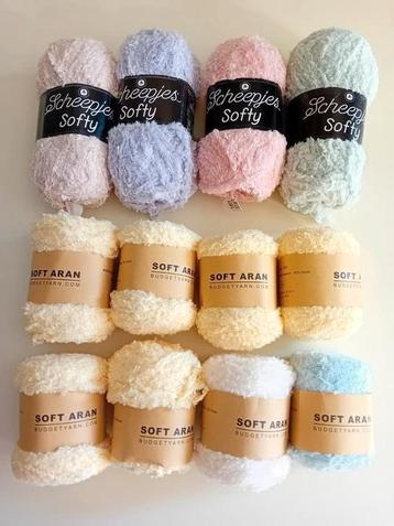 12 nieuwe bollen Scheepjes / Soft Aran • verzenden nu €0,99  beschikbaar voor biedingen