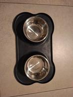 Voer en water bak hond, Ophalen of Verzenden, Hond