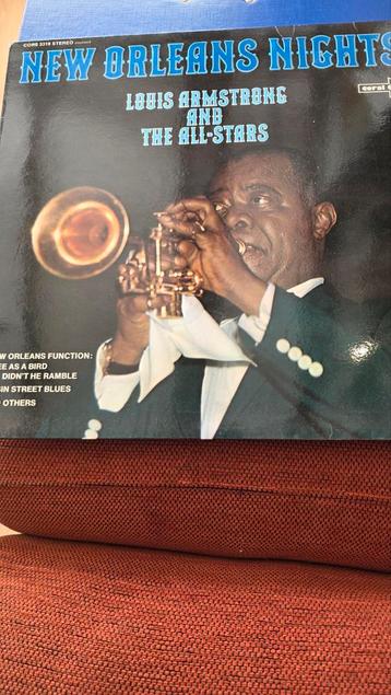 Louis Armstrong - New Orleans Nights LP beschikbaar voor biedingen