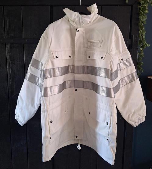 2 Stuks Witte Werkjas met Reflectie, Kleding | Heren, Overige Herenkleding, Nieuw, Ophalen of Verzenden