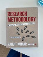 Research methodology Ranjit Kumar 4th edition, Ophalen of Verzenden, Beta, Zo goed als nieuw, WO