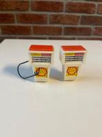 Vintage speelgoed Shell pomp station 2x, Ophalen of Verzenden, Gebruikt