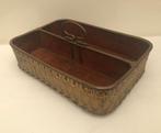 Art Nouveau messing  Butler bestekbak/Caddy  1900, Antiek en Kunst, Antiek | Bestek, Ophalen of Verzenden