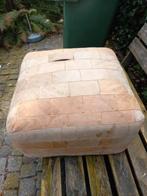 Leren POEF, Ophalen of Verzenden, Gebruikt, Vierkant