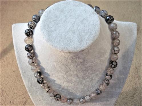 Agaat collier, Sieraden, Tassen en Uiterlijk, Kettingen, Nieuw, Steen of Mineraal, Overige kleuren, Met edelsteen, Ophalen of Verzenden