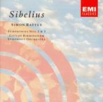 Sibelius- Simon Rattle Symphonies Nos. 2 & 3 CD, Ophalen of Verzenden, Romantiek, Gebruikt, Orkest of Ballet