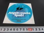 sticker Hengelsport Angeln macht spaß! FAK Angelgeräten, Ophalen, Zo goed als nieuw, Bedrijf of Vereniging