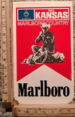 Vintage sticker Marlboro Amerika Kansas cowboy lasso, Verzamelen, Ophalen of Verzenden, Zo goed als nieuw
