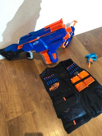 NERF N-Strike Elite Infinus Set + Vest beschikbaar voor biedingen
