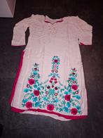 Mooie Indiase Salwar Kameez, Beige, Maat 46/48 (XL) of groter, Nieuw, Ophalen of Verzenden