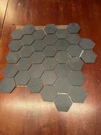 Winckelmans, hexagon, zwart mat, 5 x 5 cm, Keramiek, Nieuw, Minder dan 20 cm, Minder dan 5 m²
