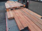 Partij 30 stuks hardhout balken 75x105mm - lengte t/m 610 cm, Tuin en Terras, Ophalen of Verzenden, 250 cm of meer, Balken, Hardhout