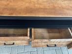 tv-meubel industrieel Mangohout/metaal 180 cm br., Huis en Inrichting, Kasten | Ladekasten, Tv-meubel industrieel Mangohout/metaal groot 180 cm br. topper