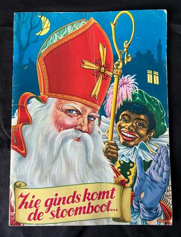 Vintage Sinterklaasboek - Zie Ginds komt de Stoomboot beschikbaar voor biedingen