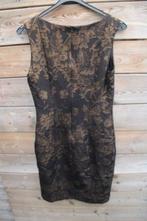 Jurk zwart/ brons Steps mt S Vaste prijs AANBIEDING, Kleding | Dames, Jurken, Zwart, Ophalen of Verzenden, Zo goed als nieuw, Steps