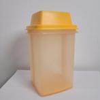 Tupperware zuurpot trommel met uitlekgreep Pick-A-Deli, Ophalen of Verzenden, Zo goed als nieuw, Oranje, Bus of Trommel