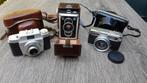 Drie analoge fototoestellen, Ophalen of Verzenden, Gebruikt