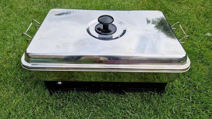 rookoven,  vis bv  rvs., Tuin en Terras, Houtskoolbarbecues, Gebruikt, Ophalen of Verzenden