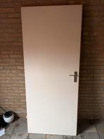 Witte binnendeur -, Doe-het-zelf en Verbouw, Deuren en Horren, 80 tot 100 cm, Binnendeur, Ophalen of Verzenden, Zo goed als nieuw