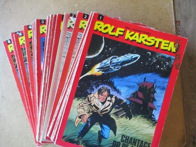 adv3816 rolf karsten, Boeken, Stripboeken, Eén stripboek, Ophalen, Gelezen