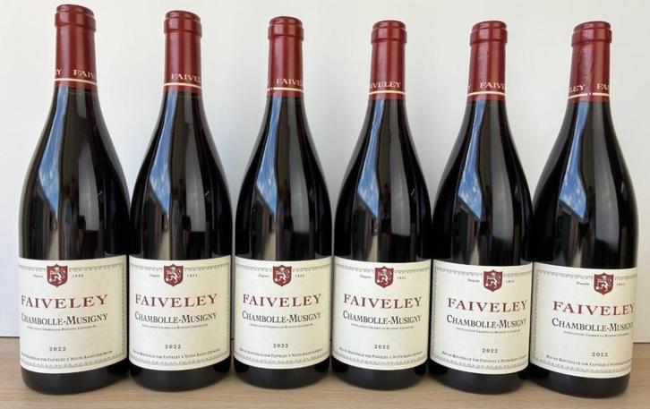 6x 2022 Faiveley - Chambolle Musigny, Verzamelen, Wijnen, Nieuw, Rode wijn, Frankrijk, Vol, Ophalen of Verzenden