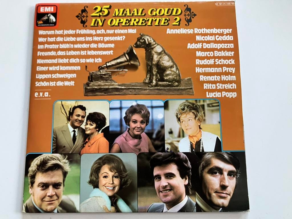 LP “25 maal goud in operette 2”, Opera of Operette, Ophalen of Verzenden, Zo goed als nieuw, Romantiek