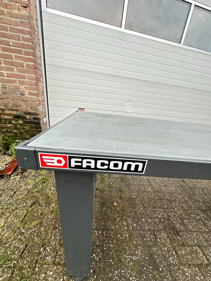 Facom Stalen Werkbank - 200cm Breed, Doe-het-zelf en Verbouw, Werkbanken, Gebruikt, Ophalen of Verzenden