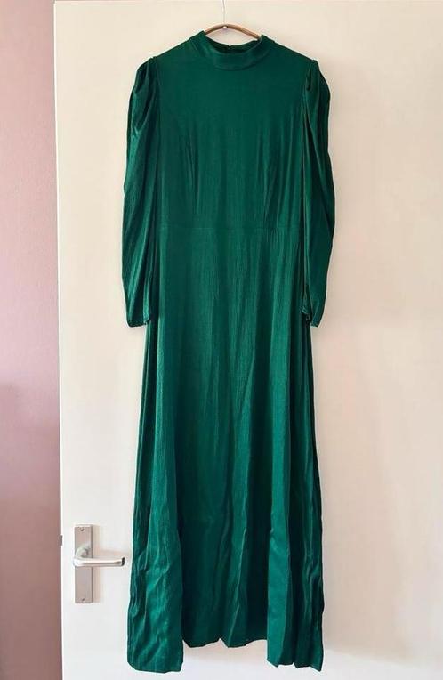 Ivy & Oak Malia Eden Green Dress, Kleding | Dames, Jurken, Zo goed als nieuw, Maat 38/40 (M), Groen, Onder de knie, Ophalen of Verzenden