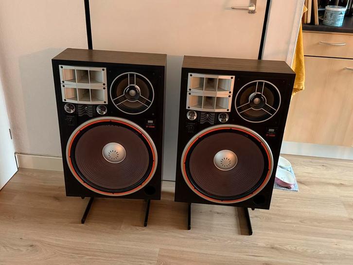 Sansui SP X9900 speakers 1979-1981, Audio, Tv en Foto, Luidsprekers, Zo goed als nieuw, Front, Rear of Stereo speakers, 120 watt of meer