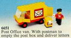 Lego Town Classic Town Post Office 6651 Post Office Van, Ophalen of Verzenden, Zo goed als nieuw, Complete set, Lego