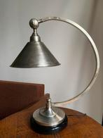 Art deco tafellamp vernikkeld, Ophalen of Verzenden, Zo goed als nieuw, Metaal, Minder dan 50 cm