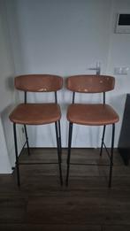 Vier barkrukken, Huis en Inrichting, Barkrukken, Ophalen, Gebruikt, Met voetsteun, 60 tot 90 cm