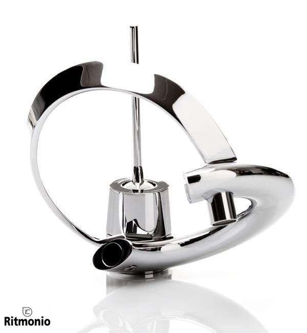 Ritmonio Dreamy Uniek Design ééngats wastafelkraan, Chroom, Doe-het-zelf en Verbouw, Sanitair, Nieuw, Kraan, Chroom, Ophalen of Verzenden