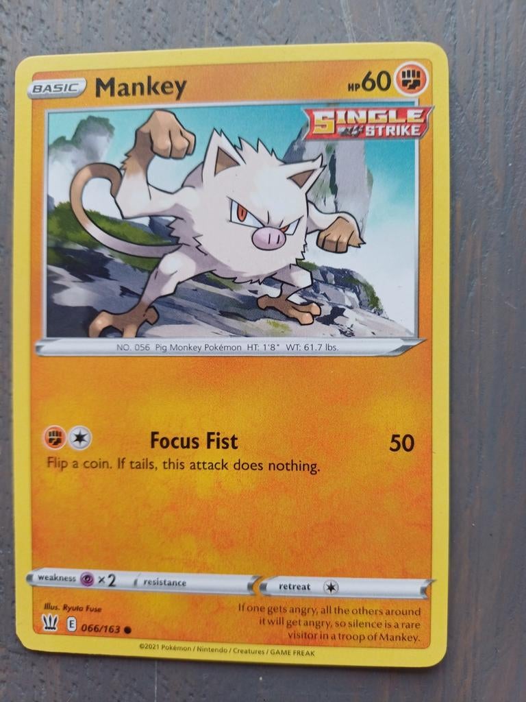 Mankey 66/163, Ophalen of Verzenden