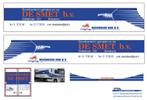 Vrachtauto decal 1:50 De Smet Urk, Hobby en Vrije tijd, Modelauto's | 1:50, Verzenden, Nieuw, Bus of Vrachtwagen, Overige merken