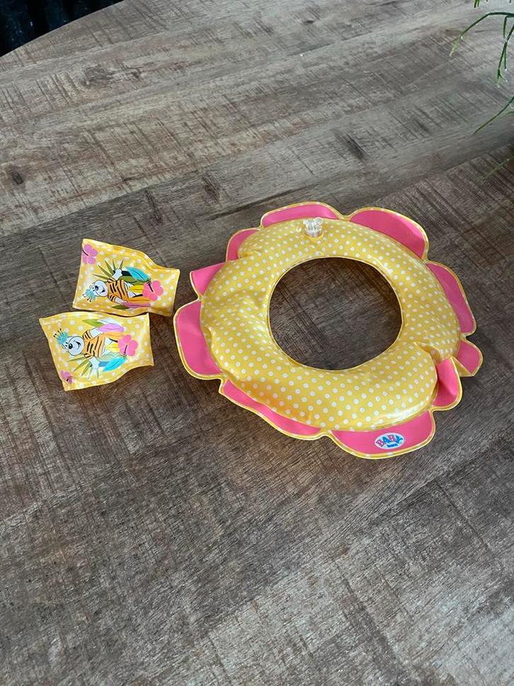 Baby Born zwem set, Kinderen en Baby's, Speelgoed | Buiten | Opblaasfiguren, Gebruikt, Ophalen of Verzenden