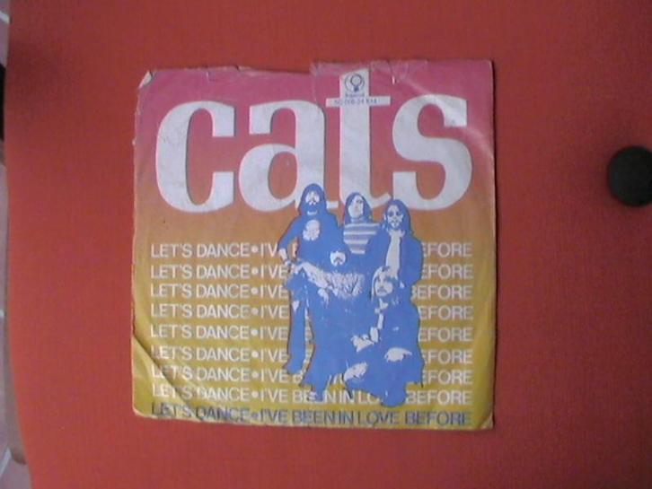 cats jukebox single lets dance, Cd's en Dvd's, Vinyl Singles, Zo goed als nieuw, Single, Pop, Ophalen of Verzenden