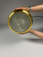 Vintage plafondlamp Hollywood Regency Metalarte glas, Ophalen of Verzenden, Gebruikt, Glas, Hollywood Regency