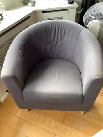 Grijze fauteuil - Goede zit! beschikbaar voor biedingen