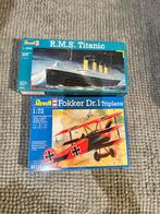 Revell Fokker & Titanic bouwsets - Nieuw in doos, 1:50 of kleiner, Revell, Overige typen, Nieuw